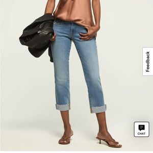 Lucky Brand Sweet mid rise crop in 10/30
